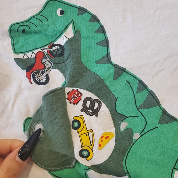 Dinosaur Graphic Long Sleeve Shirt - Picture 3 of 3